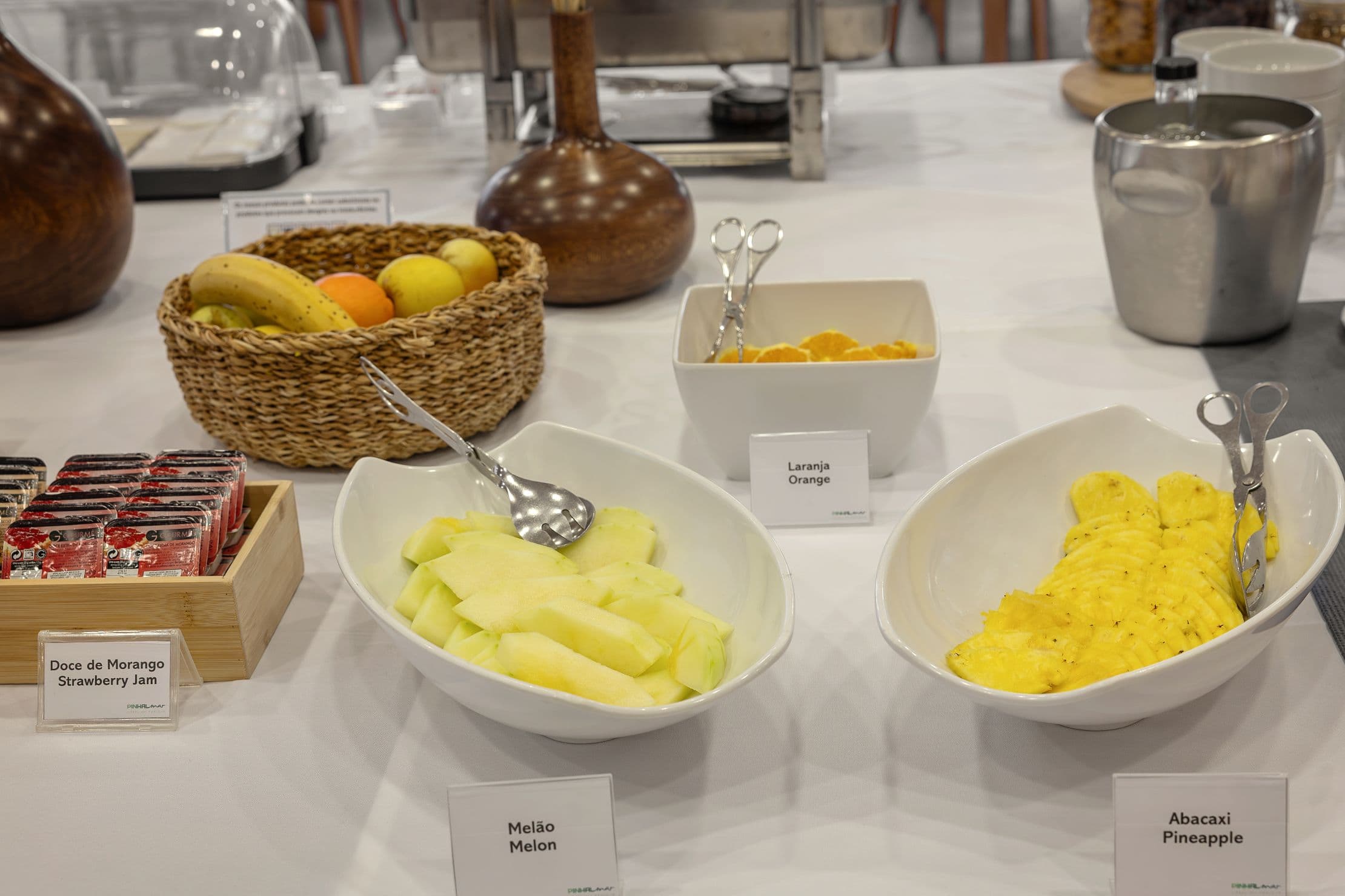 Breakfast buffet at Hotel Pinhal Mar