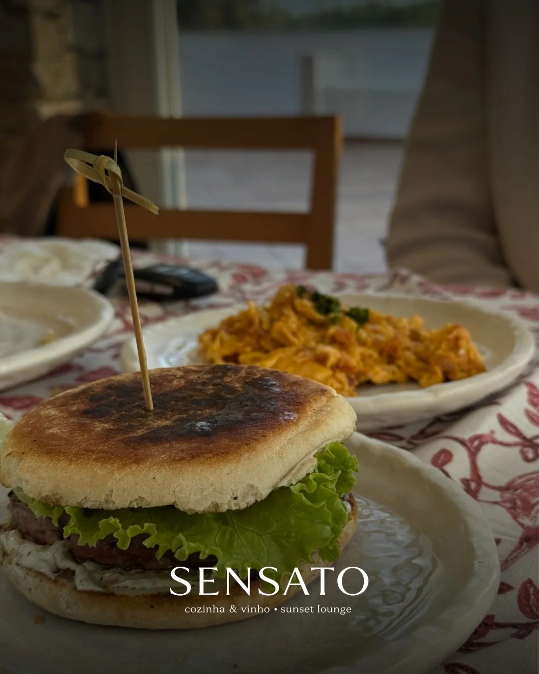Petiscos servidos no restaurante Sensato